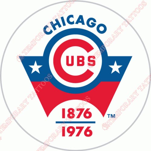Chicago Cubs Customize Temporary Tattoos Stickers NO.1485